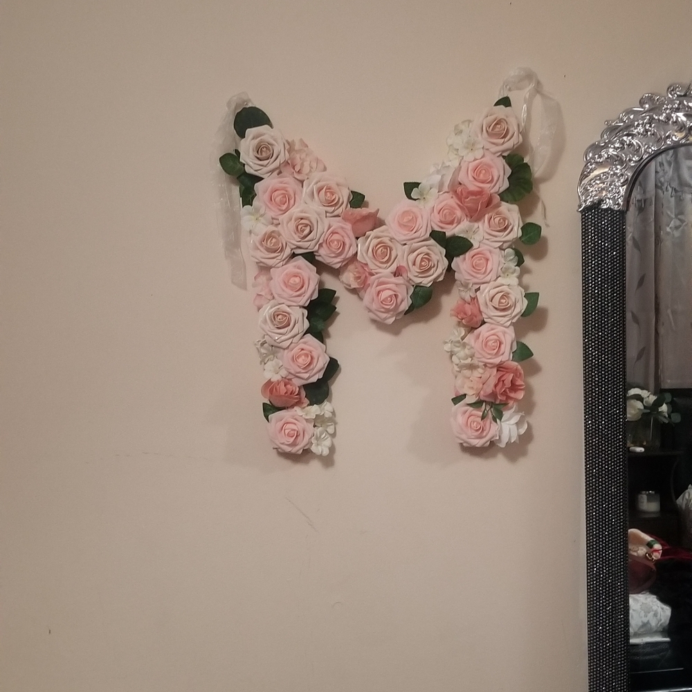 M floral Hanging Decor